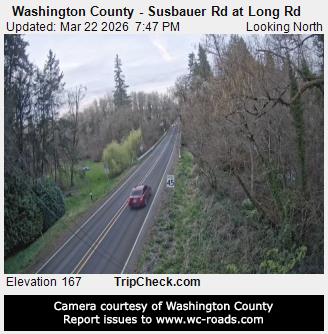 Washington County - Susbauer Rd at Long Rd live webcam